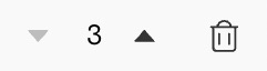 Block order icons